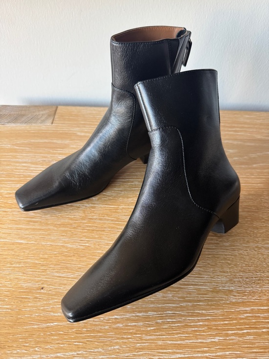 NWT! MADEWELL Women's The Lexie Ankle Boot True Black Leather Size 6.5 - no box! - Picture 5 of 15